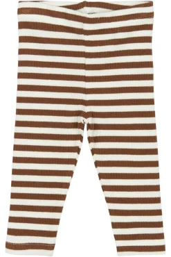Sale Fro Rib Leggings - Toffee striped Leggings