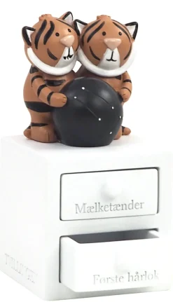 Best Første tand/hårlok - tvillingen Børn Smykkeskrin