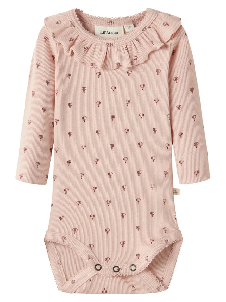 Gago Kis Langærmet Body - Cameo Rose Bodystocking Langærmet