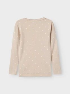 Hot Gago langærmet slim top noos - GRAY MORNING Bluser