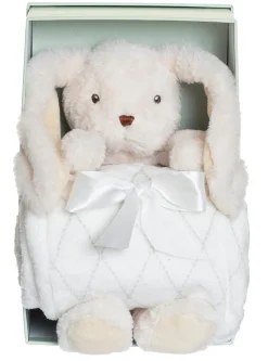 Online Gaveæske, plysdyr kanin Svea, hvid 30 cm Børn Tæpper|Bamser