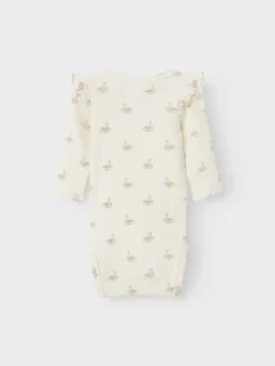 Outlet Gavo ls slim body - Pastel parchment Bodystocking Langærmet