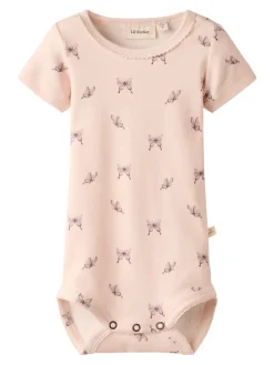 Hot Gayo Sig Body kortærmet - Butterfly/Peach blush Bodystocking Kortærmet