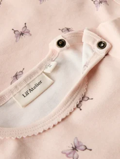 Hot Gayo Sig Body kortærmet - Butterfly/Peach blush Bodystocking Kortærmet