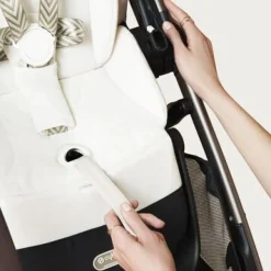 Hot Gazelle S - Moon Black Søskende/Tvillingevogne|Klapvogne Med Flade Sæder