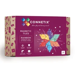 Clearance Geometry Pack - magnetsæt 30 dele - rainbow Magnetlegesæt