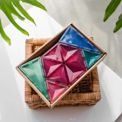 Best Geometry Pack - magnetsæt 40 dele - pastel Magnetlegesæt