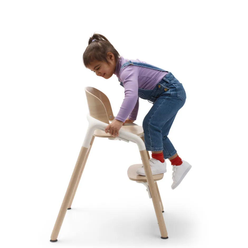 Online Giraffe højstol - Neutral wood/white Børn Højstole Uden Tilbehør