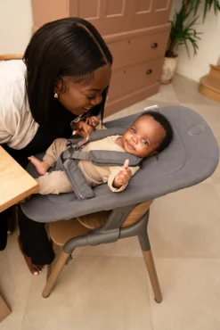 Hot Giraffe højstol - wood/grey Børn Højstole Uden Tilbehør