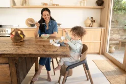 Hot Giraffe højstol - wood/grey Børn Højstole Uden Tilbehør