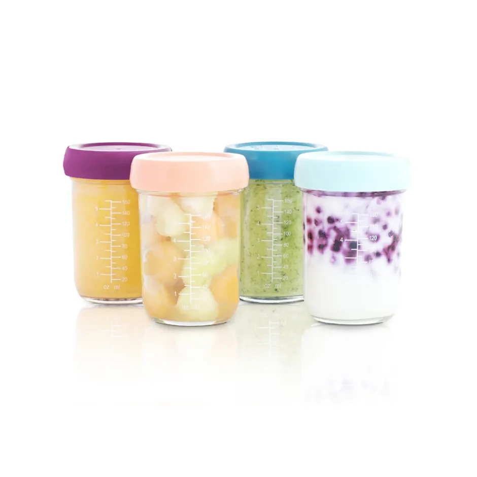 Best Glas madbøtter - 4x 220ml Madopbevaring