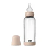 Best Glass baby bottle silicone 240 ml blush Sutteflasker