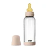 Clearance Glass boheme baby bottle latex 240 ml blush Sutteflasker