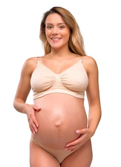 Online Graviditets & amme BH med carri-gel beige S Amme Bh'Er