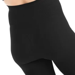 Clearance Graviditets leggings m. støtte 3/4 længde sort Leggings/Strømpebukser