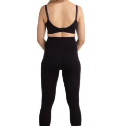 Clearance Graviditets leggings m. støtte 3/4 længde sort Leggings/Strømpebukser