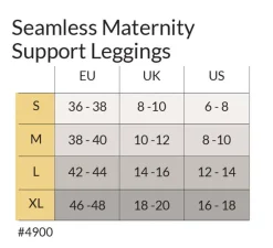 Discount Graviditets leggings m. støtte (Recycled) sort m Leggings/Strømpebukser