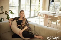 Online Graviditetspude - linen beige Børn Graviditetspuder