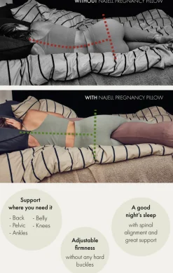 New Graviditetspude - mercury grey Børn Graviditetspuder