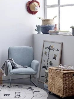 Discount Gulvtæppe Med Dyr, Ø130 Cm. Børn Gulvtæpper