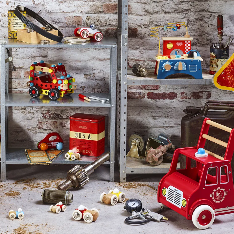 Outlet Gåvogn - Brandbil Gåvogne & Aktivitetsborde