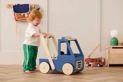 Sale Gåvogn, lastbil, blå Store Byggesæt|Tumlemøbler