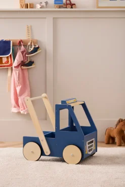 Sale Gåvogn, lastbil, blå Store Byggesæt|Tumlemøbler