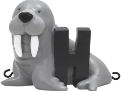 Outlet H bogstav med hvalros til navnetog Børn Fødselsdagstoge