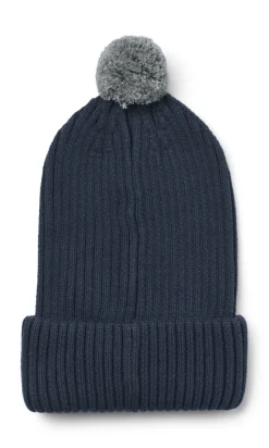 Outlet Habar Strikket Hue - Ink melange Elefanthuer & Huer