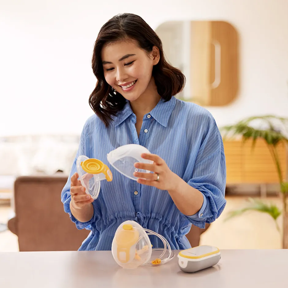 Clearance Hands-free brysttragt 24 mm, 2 pk Brystpumper