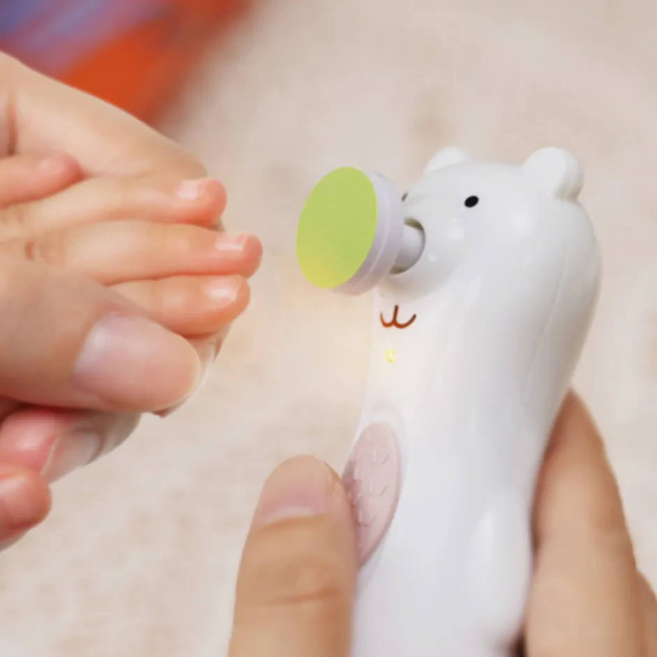 Sale Happi Bear genopladelig neglefil Plejeartikler Til Baby