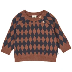 Hot Harlequin Striktrøje - Root Cardigans, Veste & Trøjer