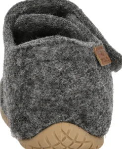 New Heiris hjemmesko - Dark Grey Melange Uld Hjemmesko|Hjemmesko