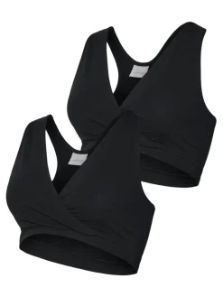 Helena crossy bra 2-pak - BLACK Amme Bh'Er