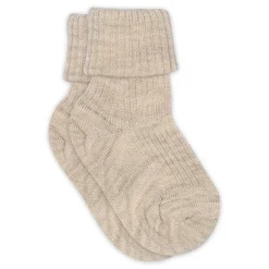 Discount Hilde baby strømper - Beige Melange Strømper|Uldstrømper & Uldstrømpebukser