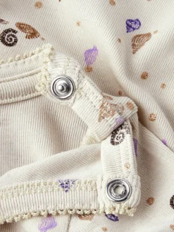 New Hiline Kortærmet Body - SANDSHELL Bodystocking Kortærmet