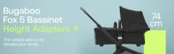 Hot Højdeadapter til Fox 5 Liggedel Liggedele Til Kombivogne|Autostolsadaptere