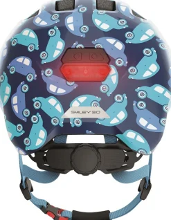 Sale Hjelm Smiley 3.0 LED, blue car*, S Cykelhjelme & Tilbehør|Cykelstole & Hjelme