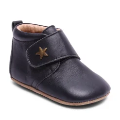 Outlet Hjemmesko, Velcro Star - 50 Black Hjemmesko