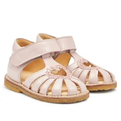 Hot Hjertesandal med glitter - 3057 Sandaler Med Blink|Sandaler Med Lukket Tå
