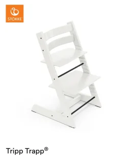 Hot Højstol bøg - hvid Børn Højstole Uden Tilbehør