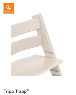 New Højstol bøg inkl. newborn sæt - whitewash Børn Højstole Med Tilbehør