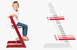 New Højstol bøg inkl. newborn sæt - whitewash Børn Højstole Med Tilbehør