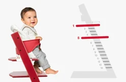 Online Højstol bøg inkl. newborn sæt - sort Børn Højstole Med Tilbehør