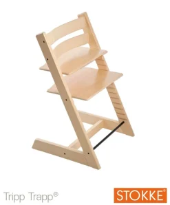 Højstol bøg inkl. newborn sæt - natural Børn Højstole Med Tilbehør