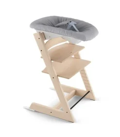 Online Højstol bøg inkl. newborn sæt - serene pink Børn Højstole Med Tilbehør