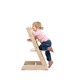 New Højstol inkl. babysæt - eg natur Børn Højstole Med Tilbehør