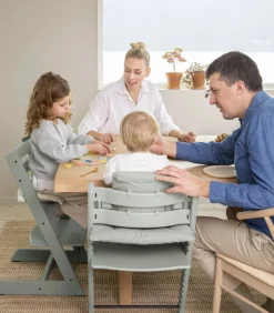 Sale Højstol inkl. babysæt - glacier green Børn Højstole Med Tilbehør