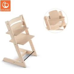 Clearance Højstol inkl. babysæt - natur Børn Højstole Med Tilbehør
