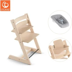 Online Højstol inkl. newborn sæt og babysæt - natur Børn Højstole Med Tilbehør